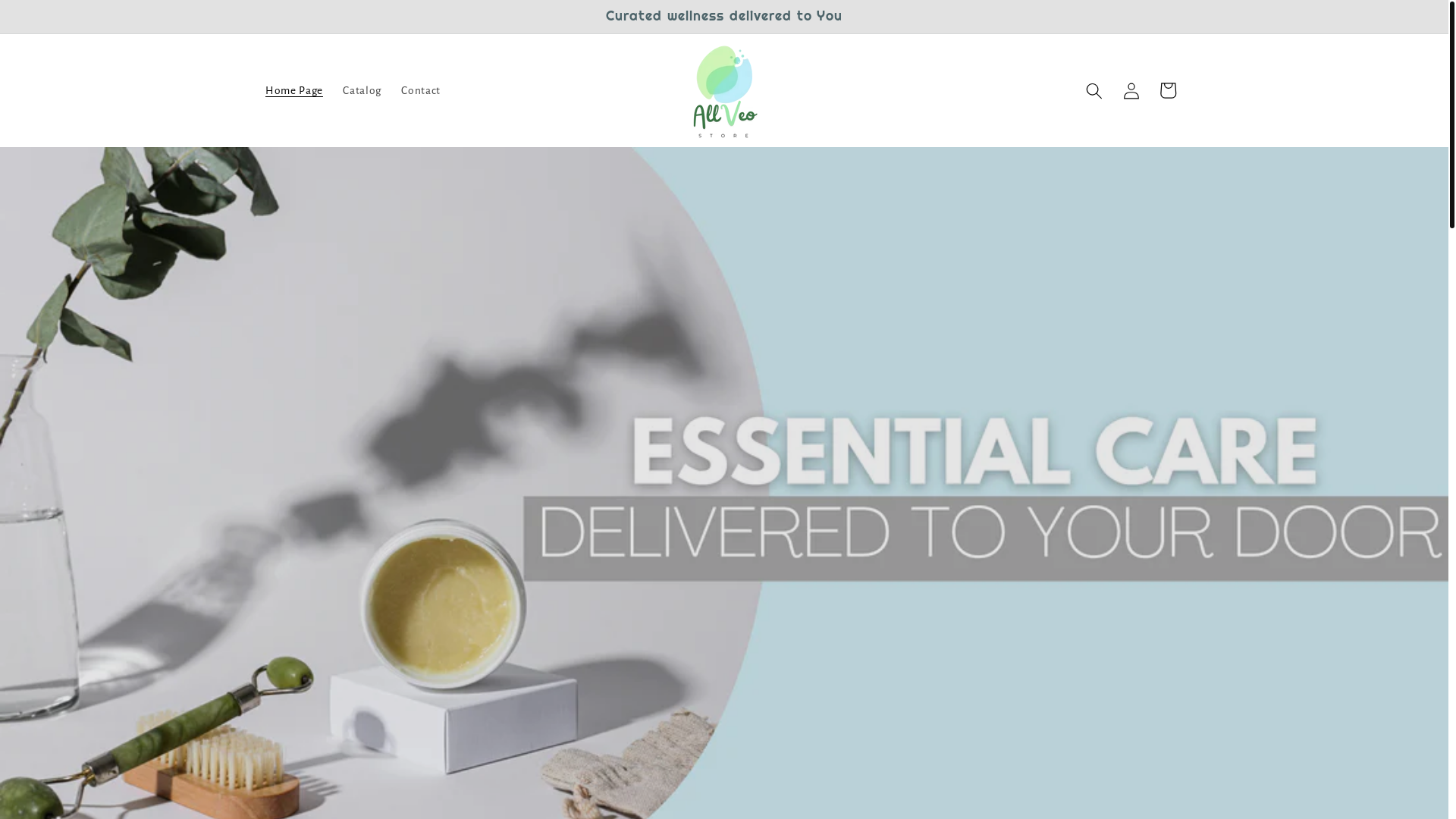 website screenshot of https://allveostore.com/