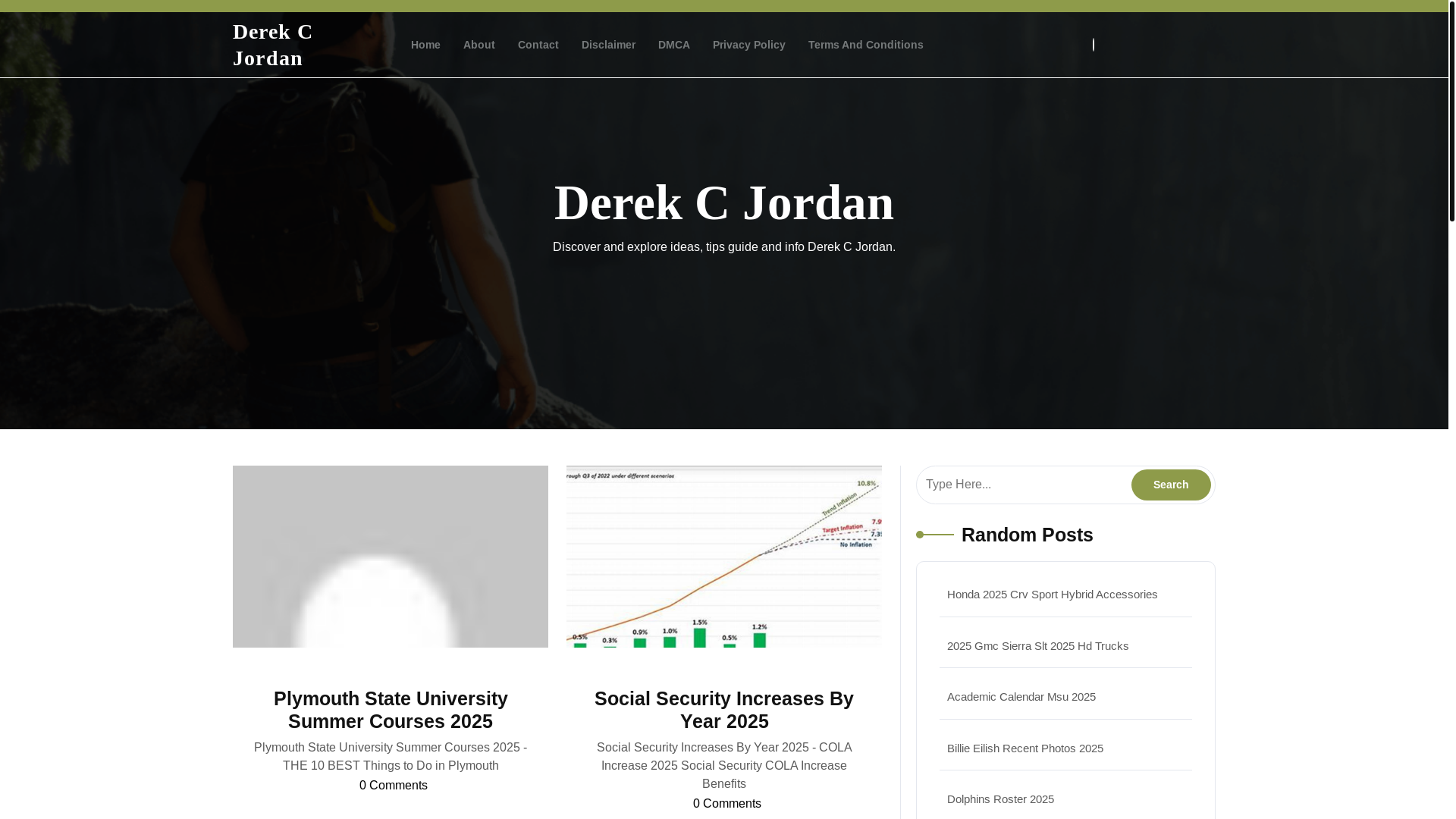 website screenshot of https://derekcjordanh.pages.dev/