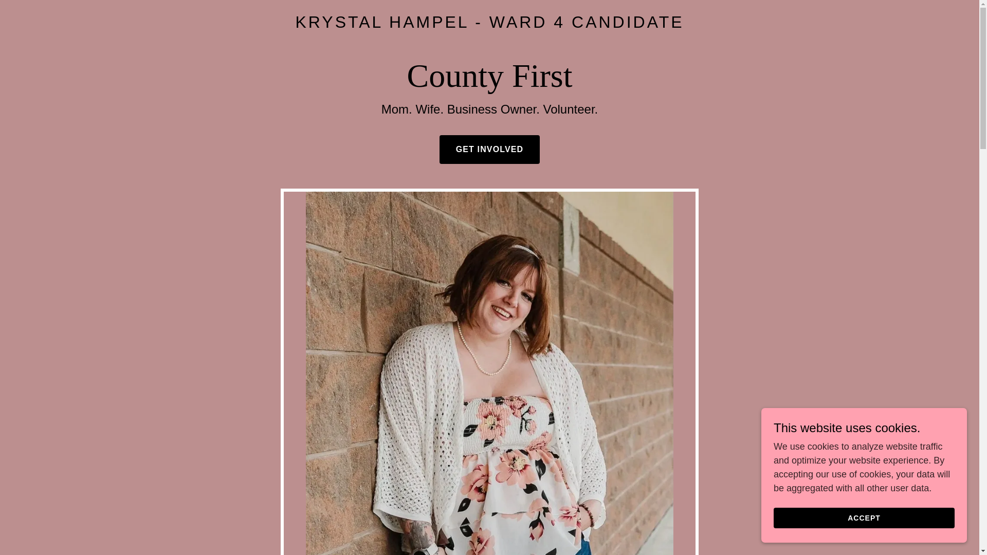 website screenshot of https://krystalhampel.ca/