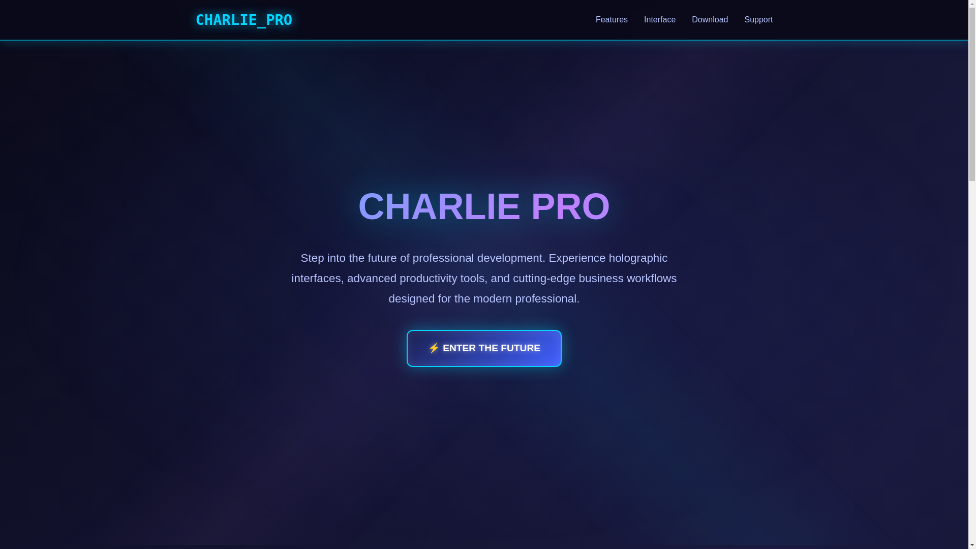 website screenshot of https://charlie-cfb.pages.dev/