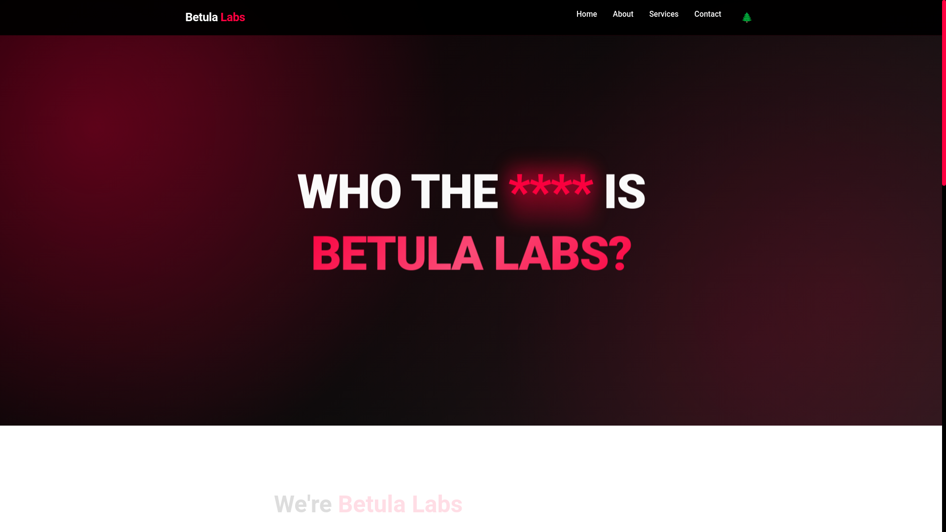website screenshot of https://betulalabs-com.pages.dev/