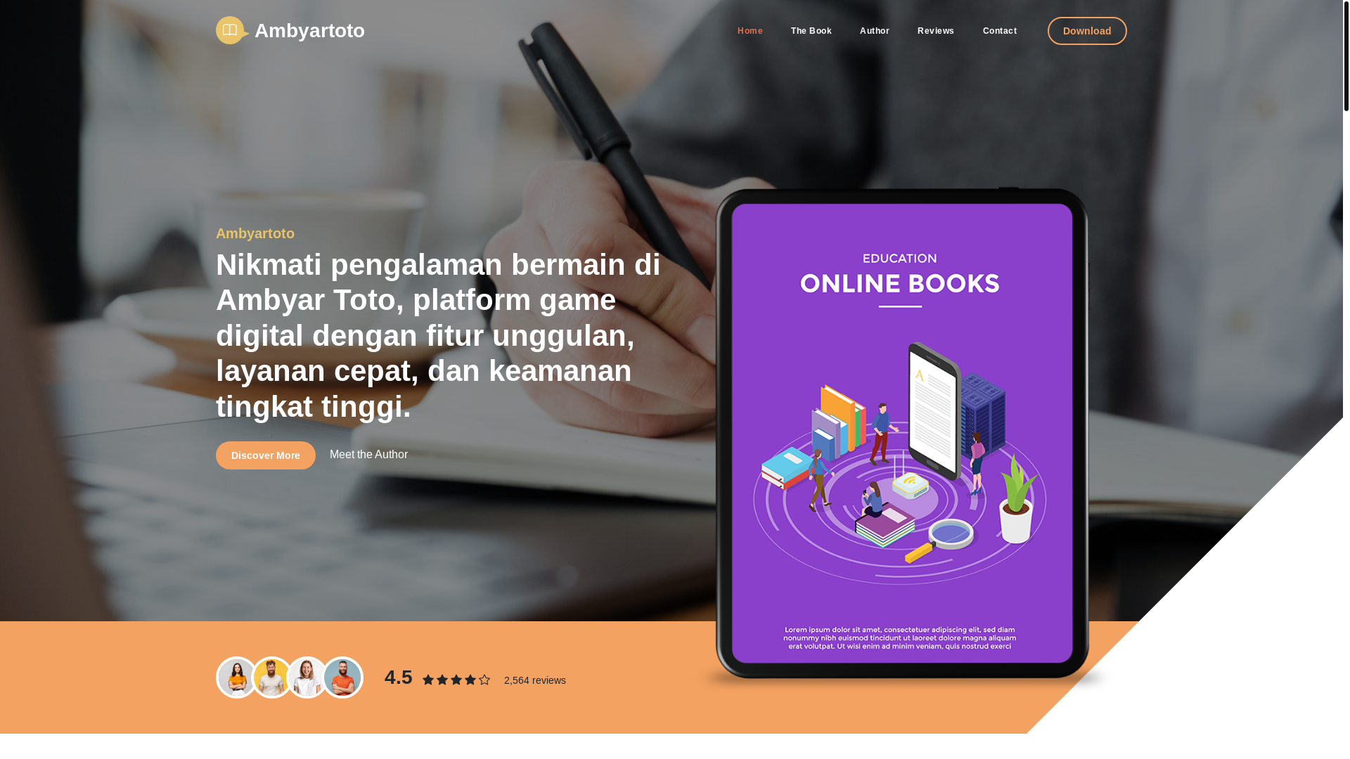 website screenshot of https://ambyarid.pages.dev/