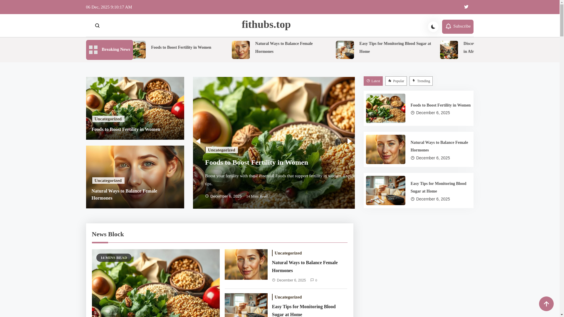 website screenshot of https://fithubs.top/