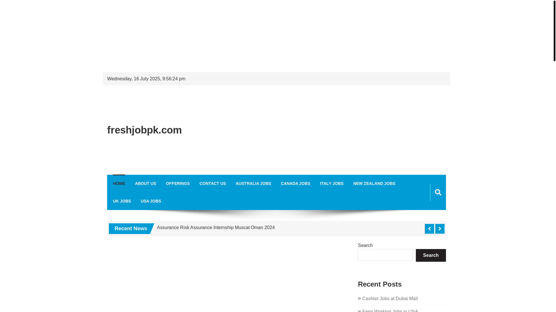 website screenshot of https://shop.freshjobpk.com/