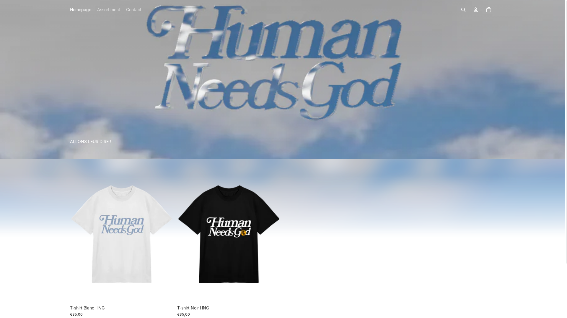 website screenshot of https://humanneedsgod.com/