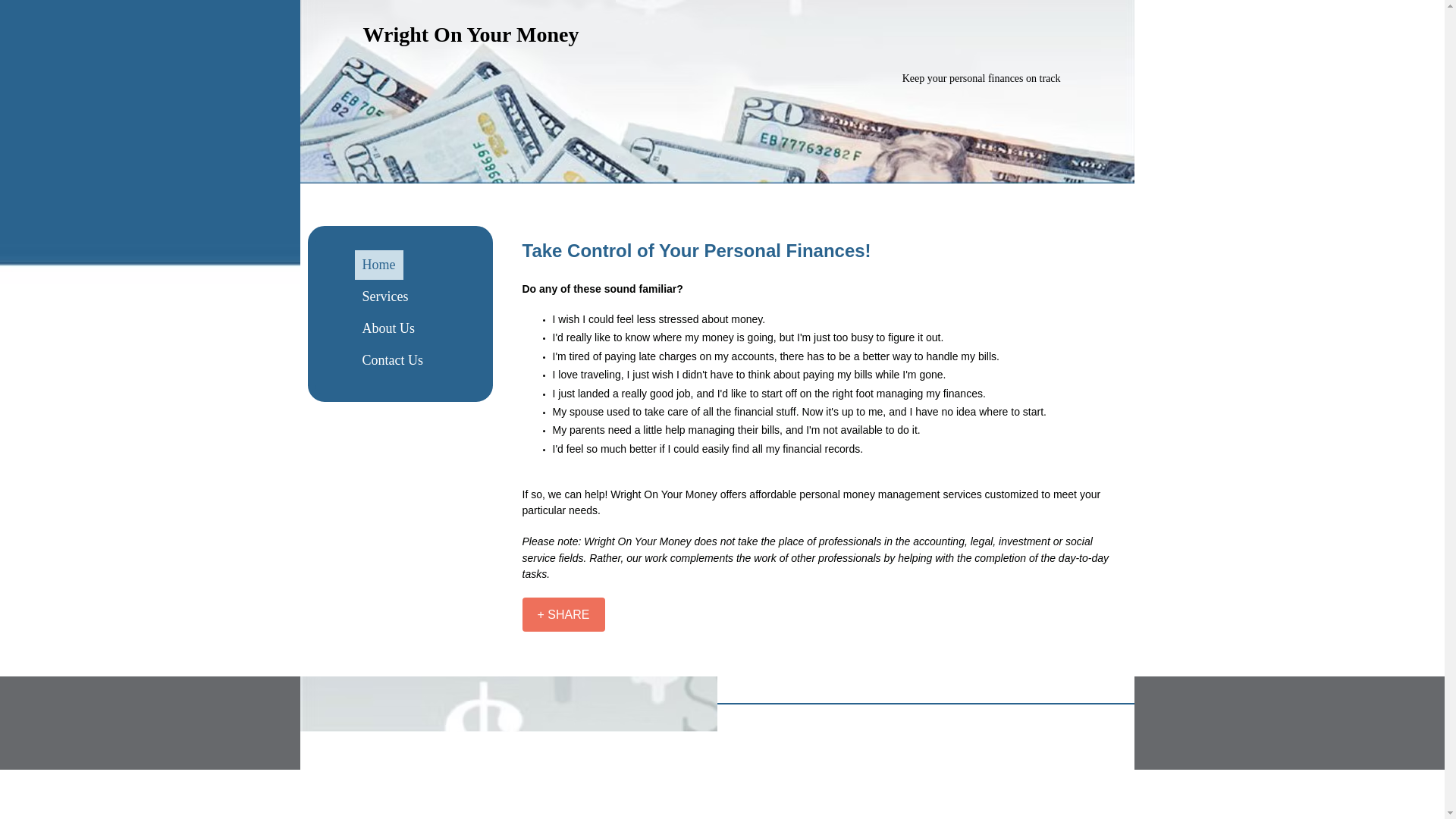 website screenshot of https://wrightonyourmoney2.com/