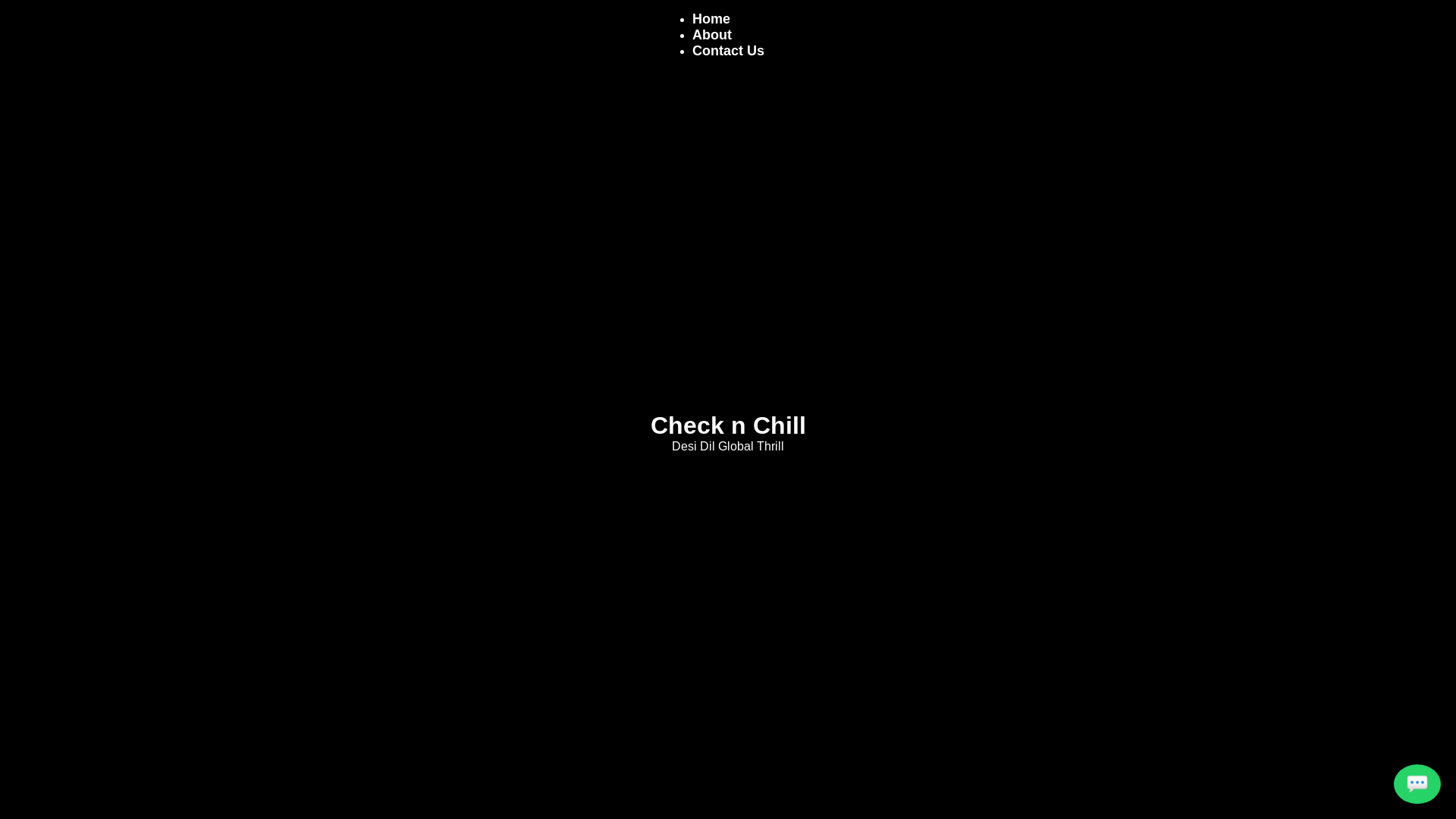 website screenshot of https://checknchill.in/