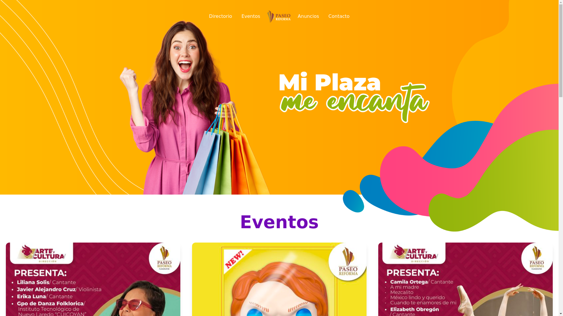 website screenshot of https://paseoreforma.com.mx/