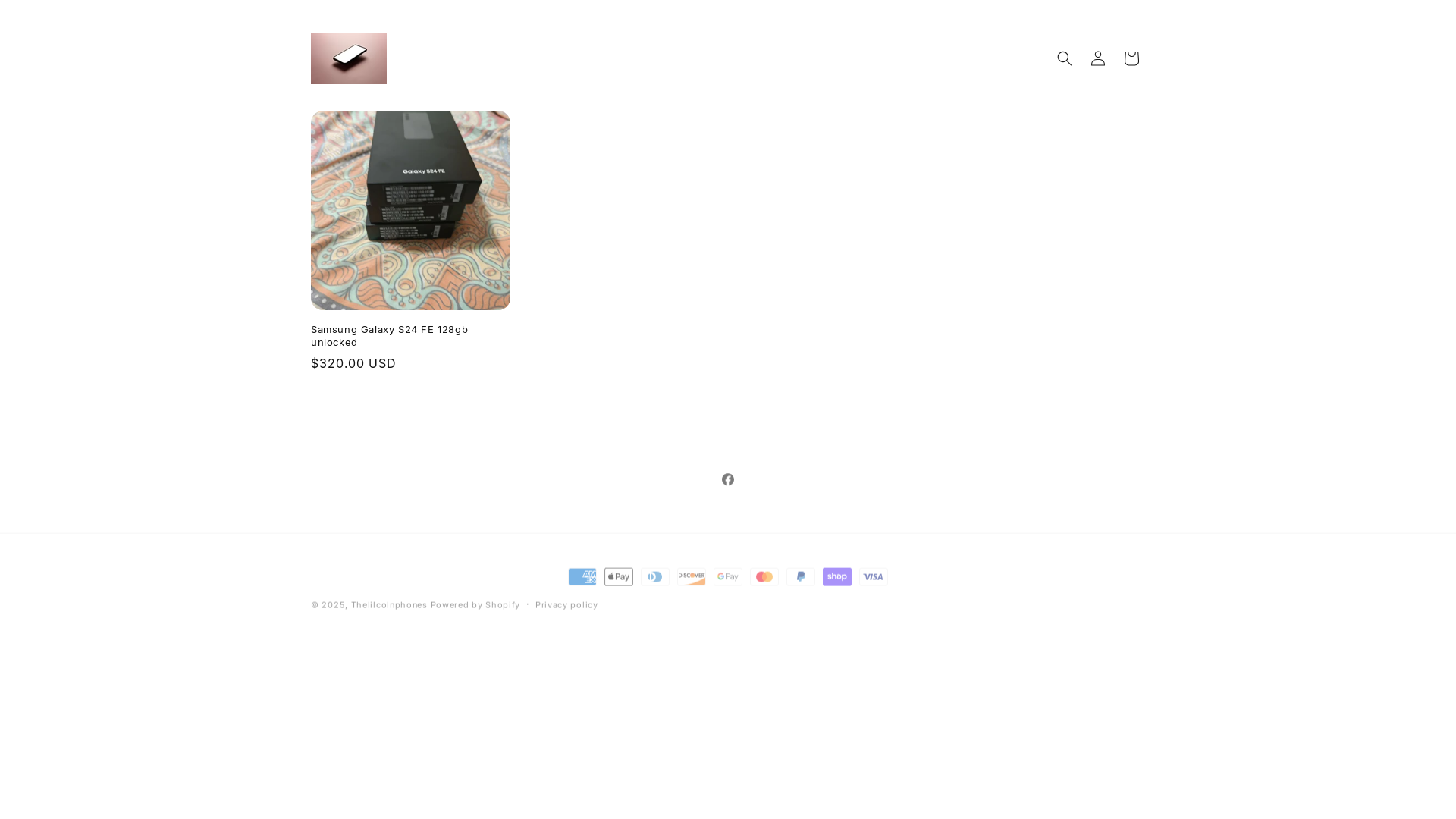 website screenshot of https://thelilcolnphones.com/