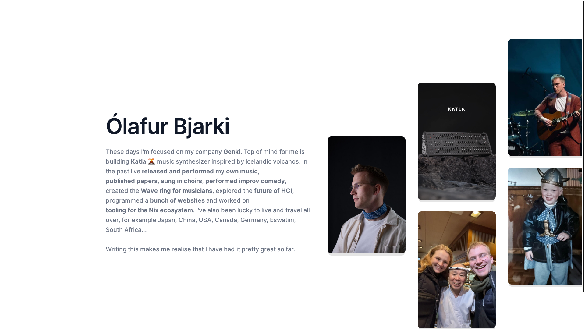 website screenshot of https://olafurbjarki-com.pages.dev/