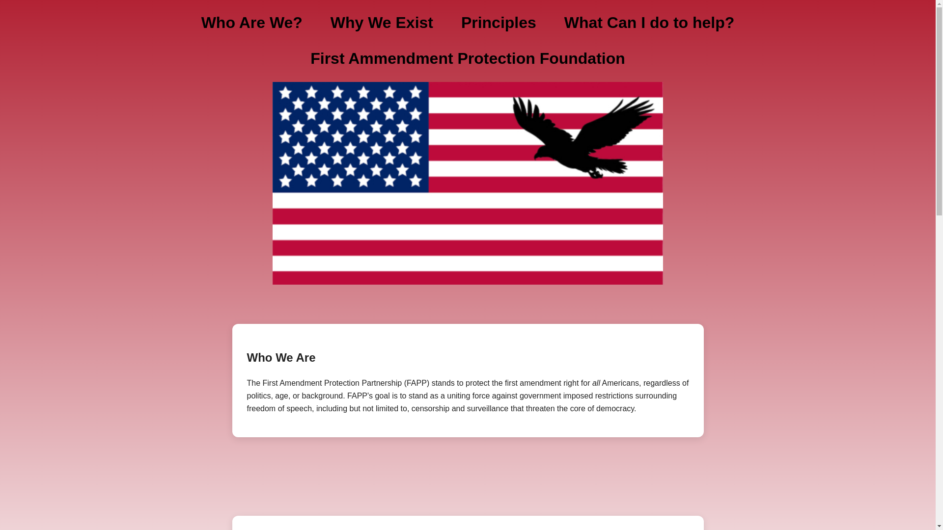 website screenshot of https://1st-amendment-org.pages.dev/