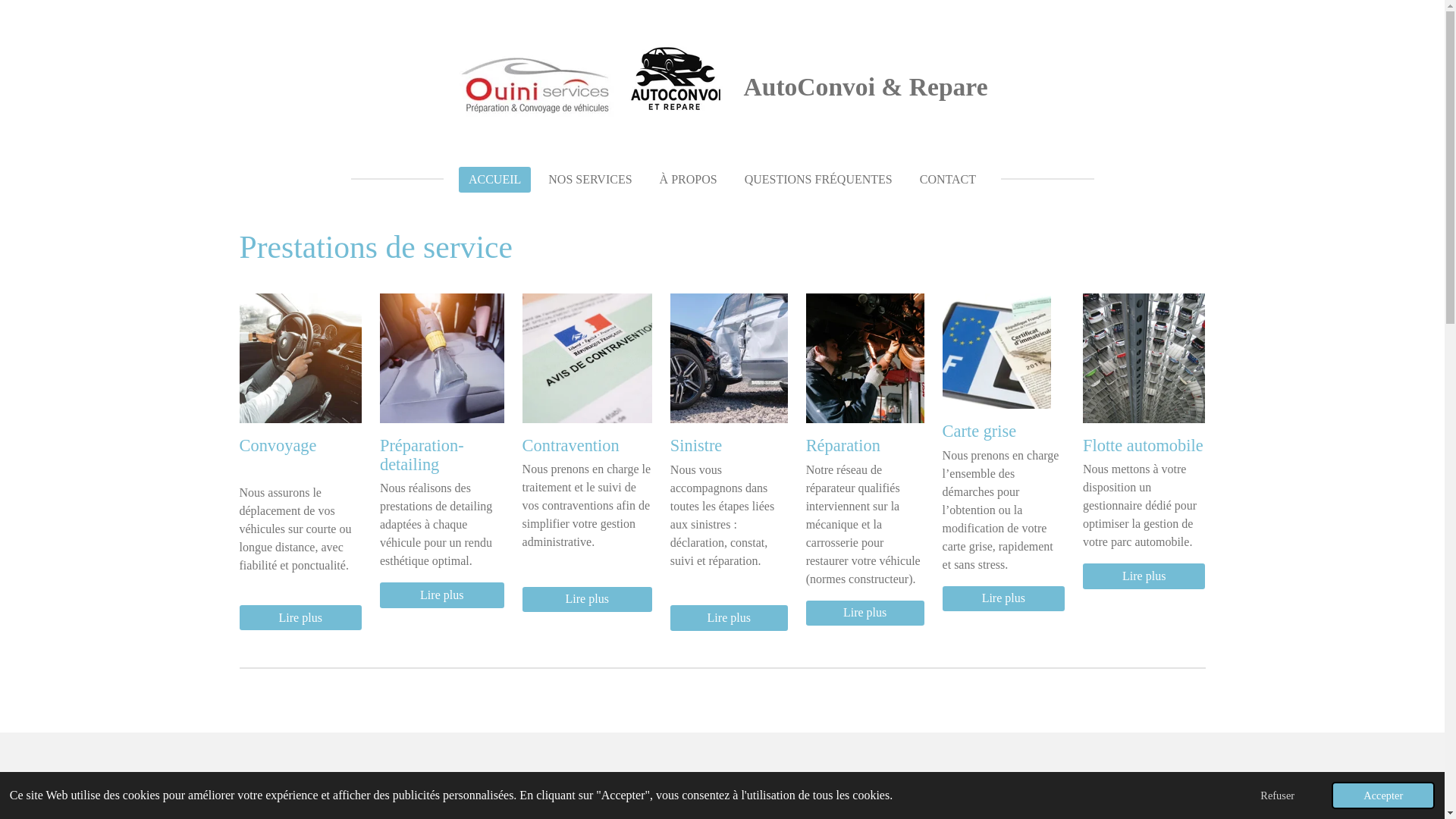 website screenshot of https://autoconvoi-repare.online/