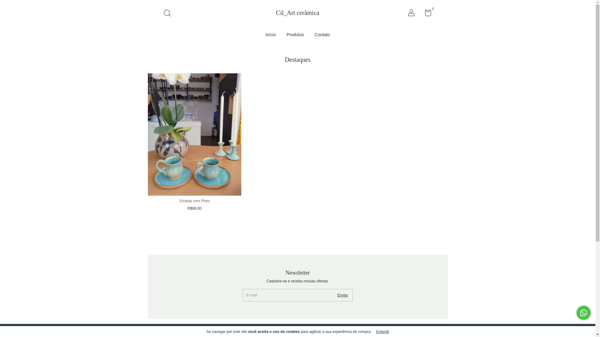 website screenshot of https://cil-art.com.br/
