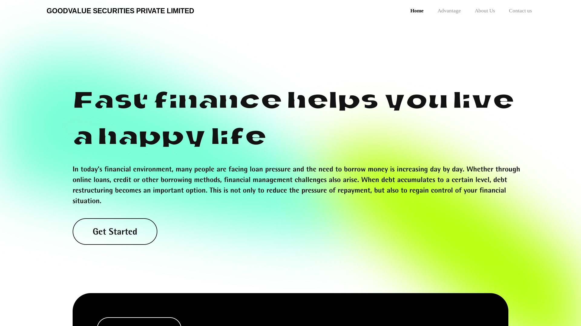 website screenshot of https://goodvalus-securities.com/