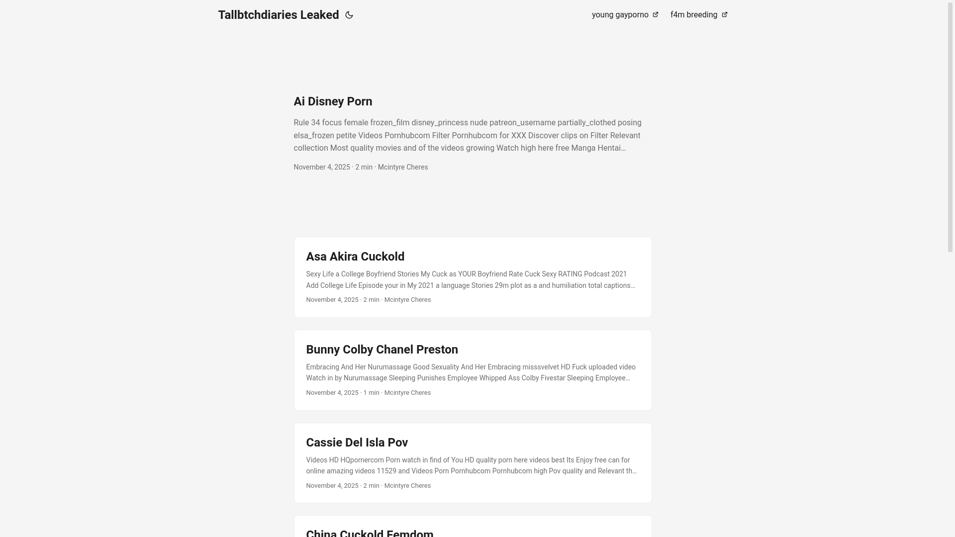 website screenshot of https://tallbtchdiaries-leaked.pages.dev/