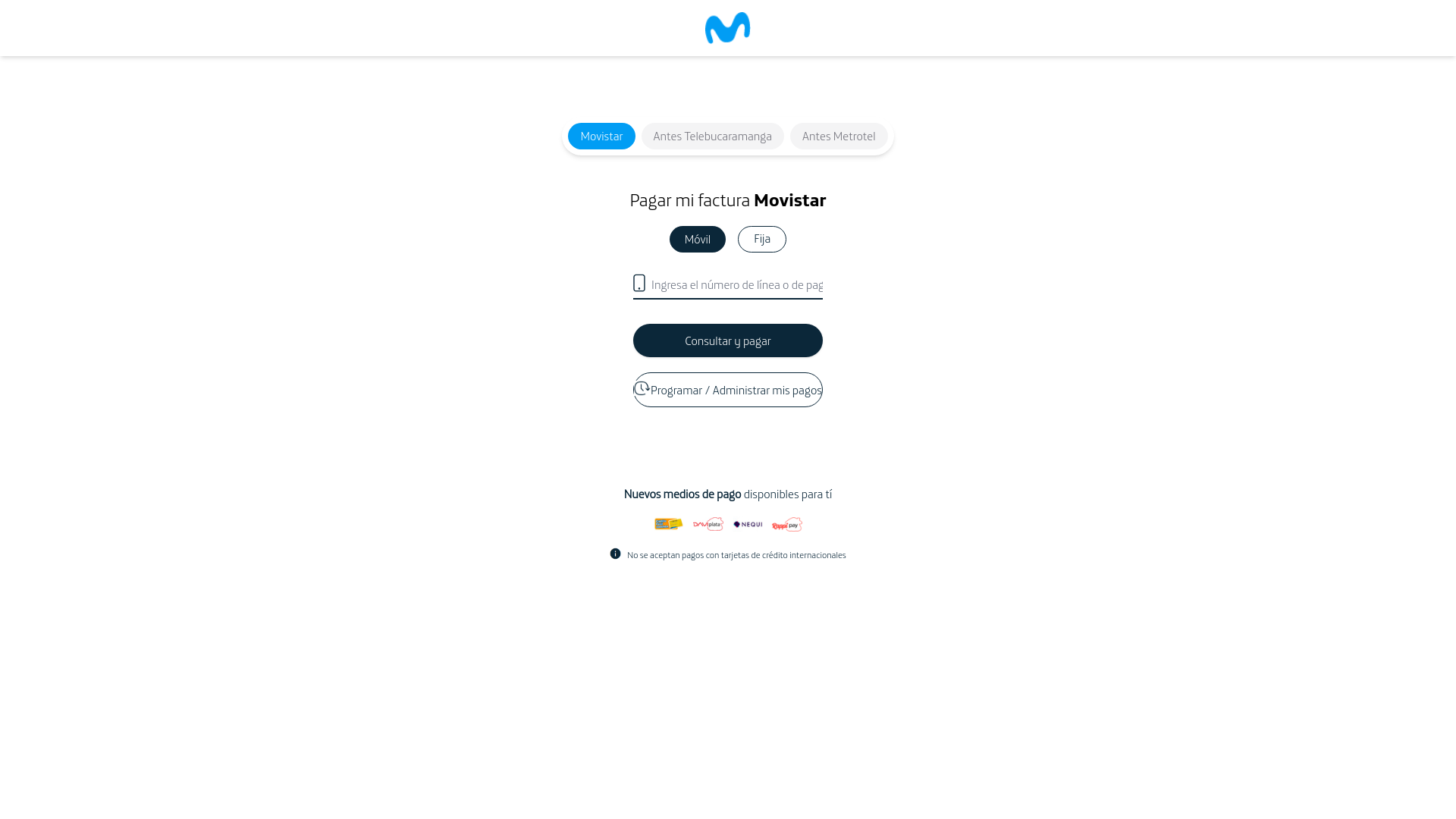 website screenshot of https://recaudocofactura.com/