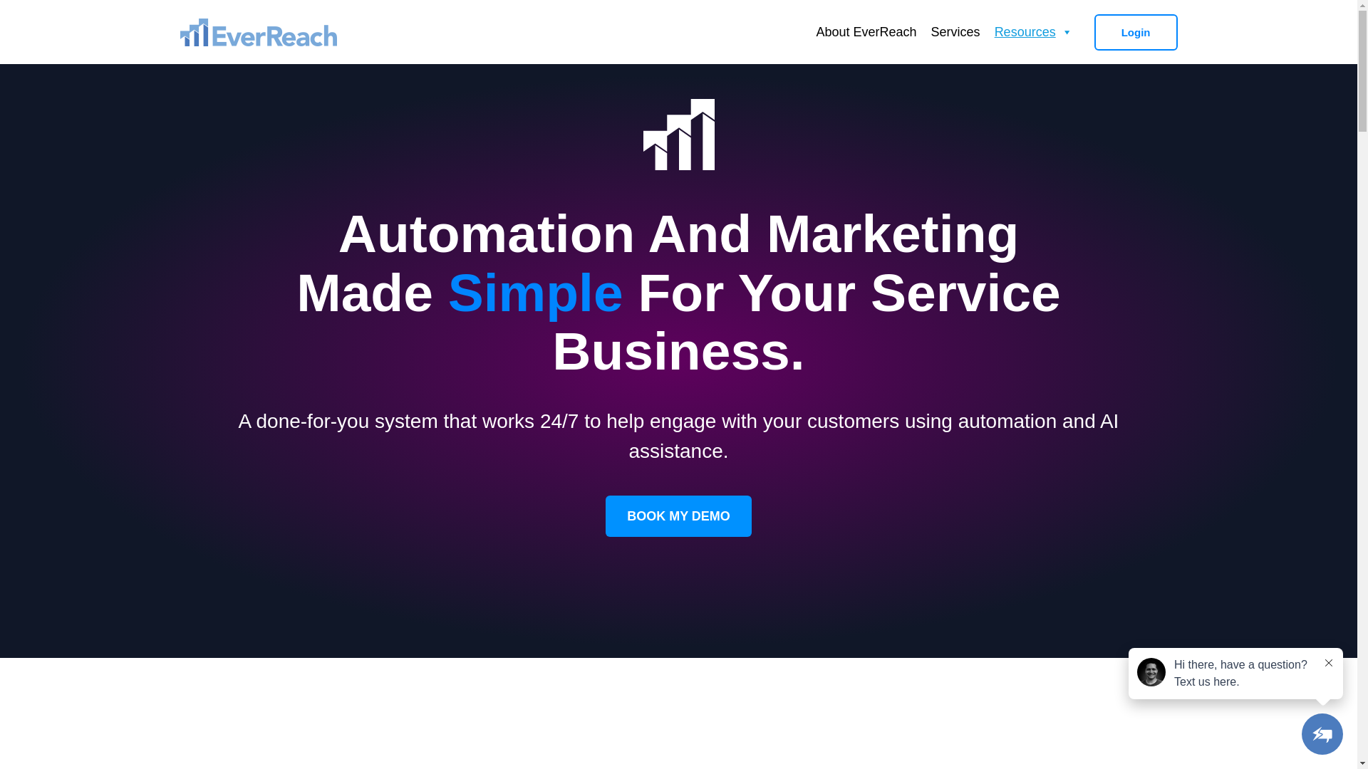 website screenshot of https://everreachlink.com/