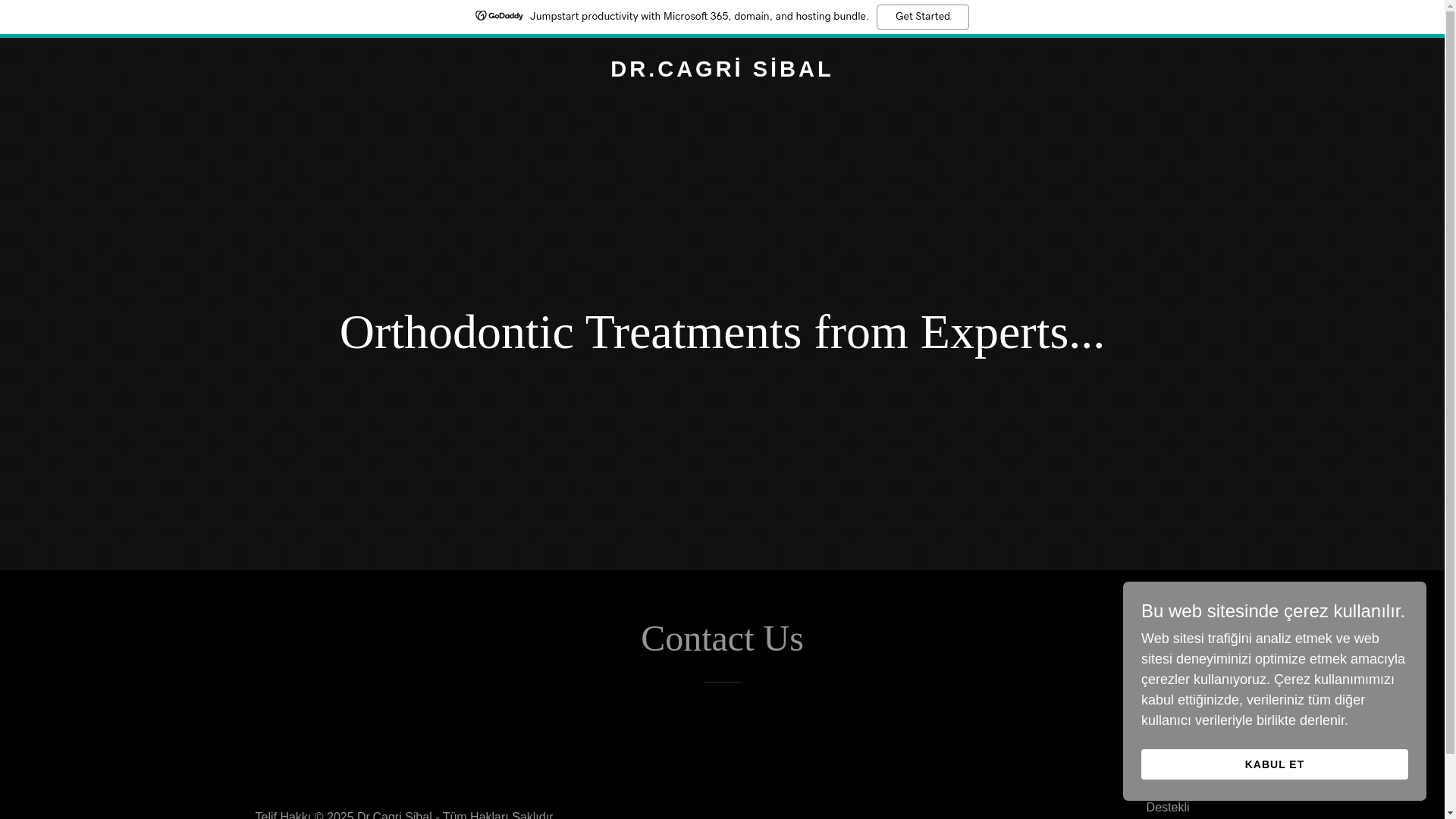 website screenshot of https://turkeyorthodontist.com/
