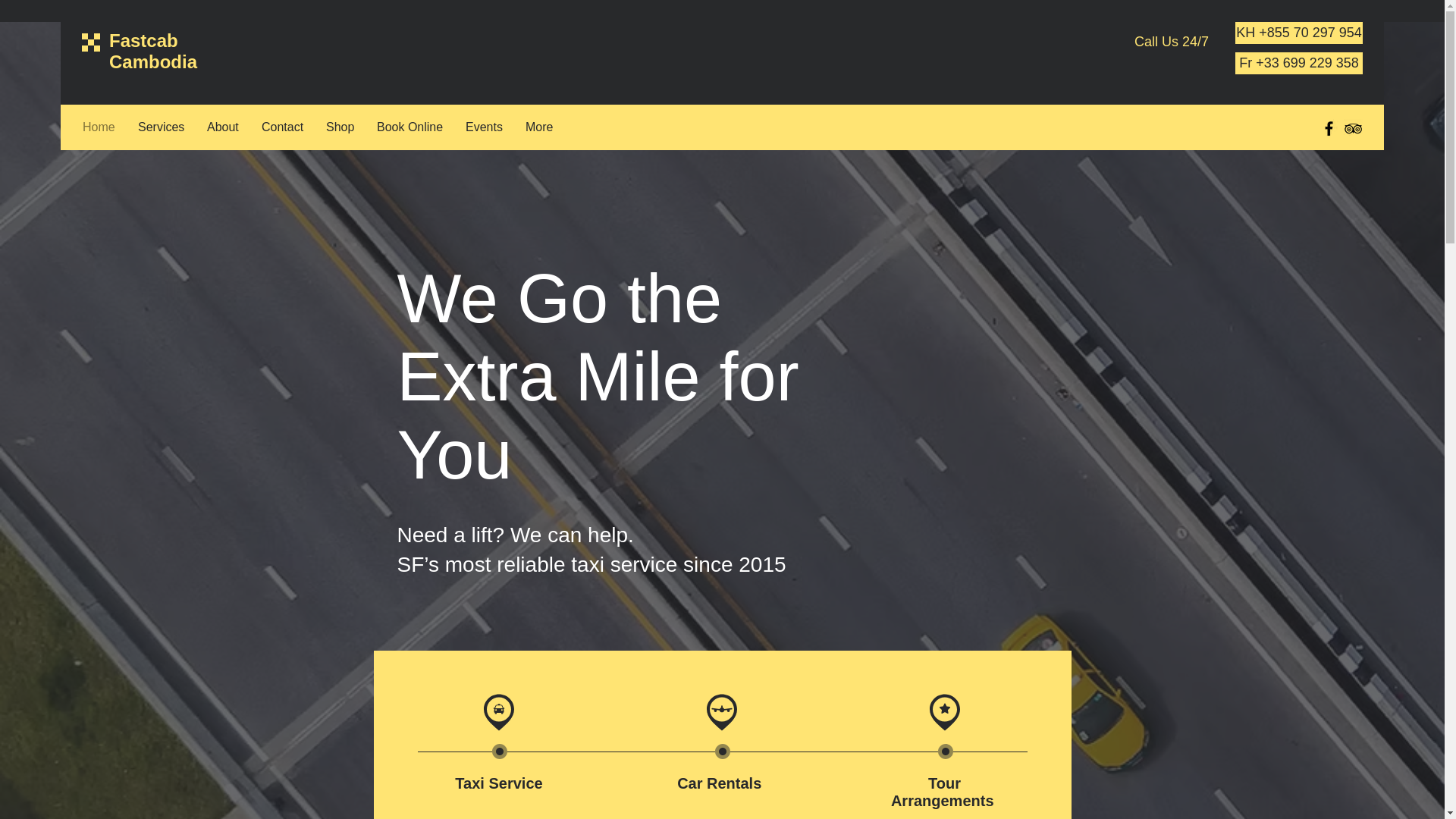 website screenshot of https://fastcabcambodia.com/