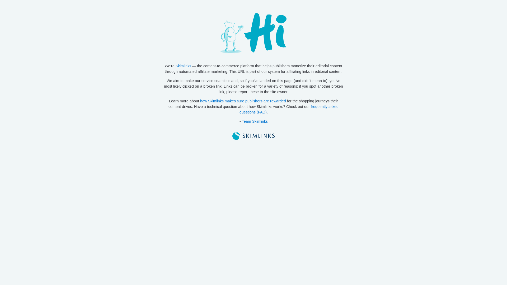 website screenshot of https://go.redirectingat.com/