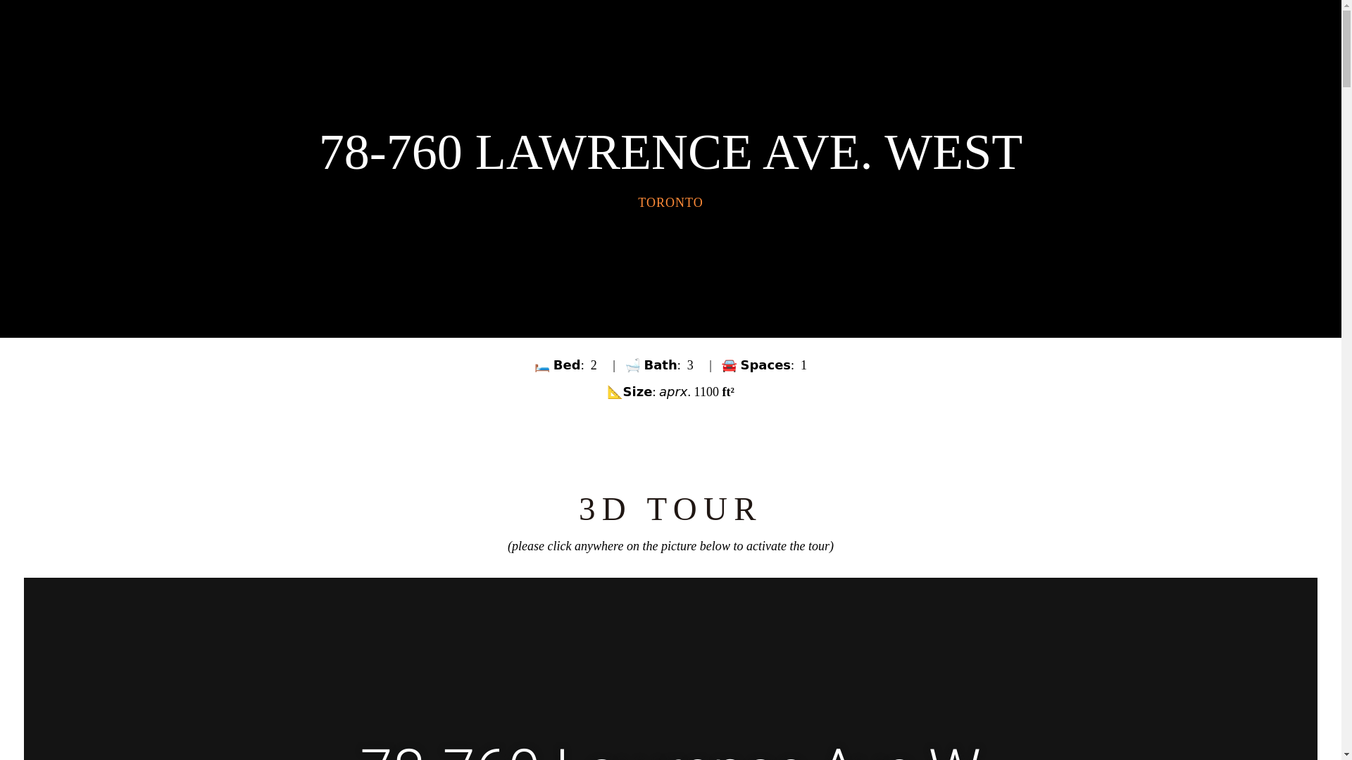 website screenshot of https://760lawrenceavewest78.ca/