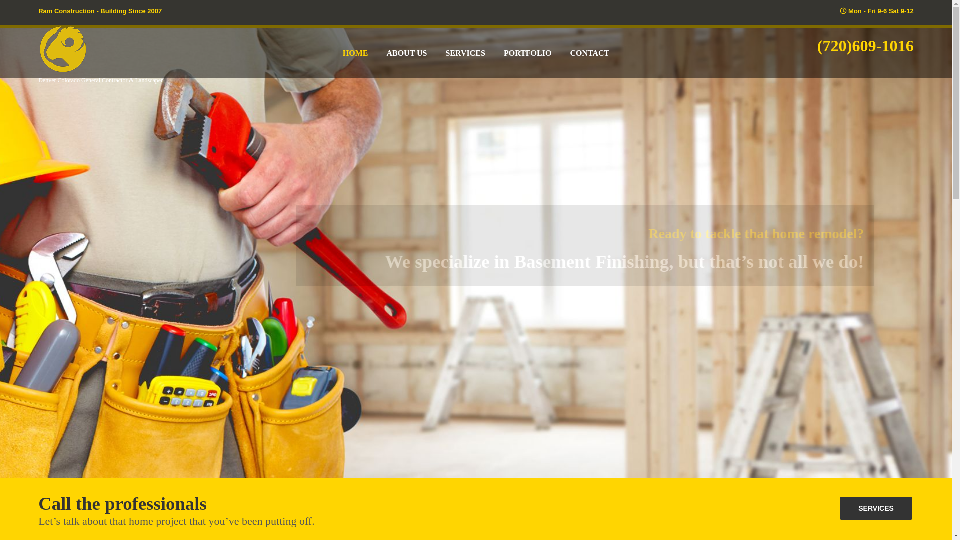 website screenshot of https://ram-constructionbuilders.info/
