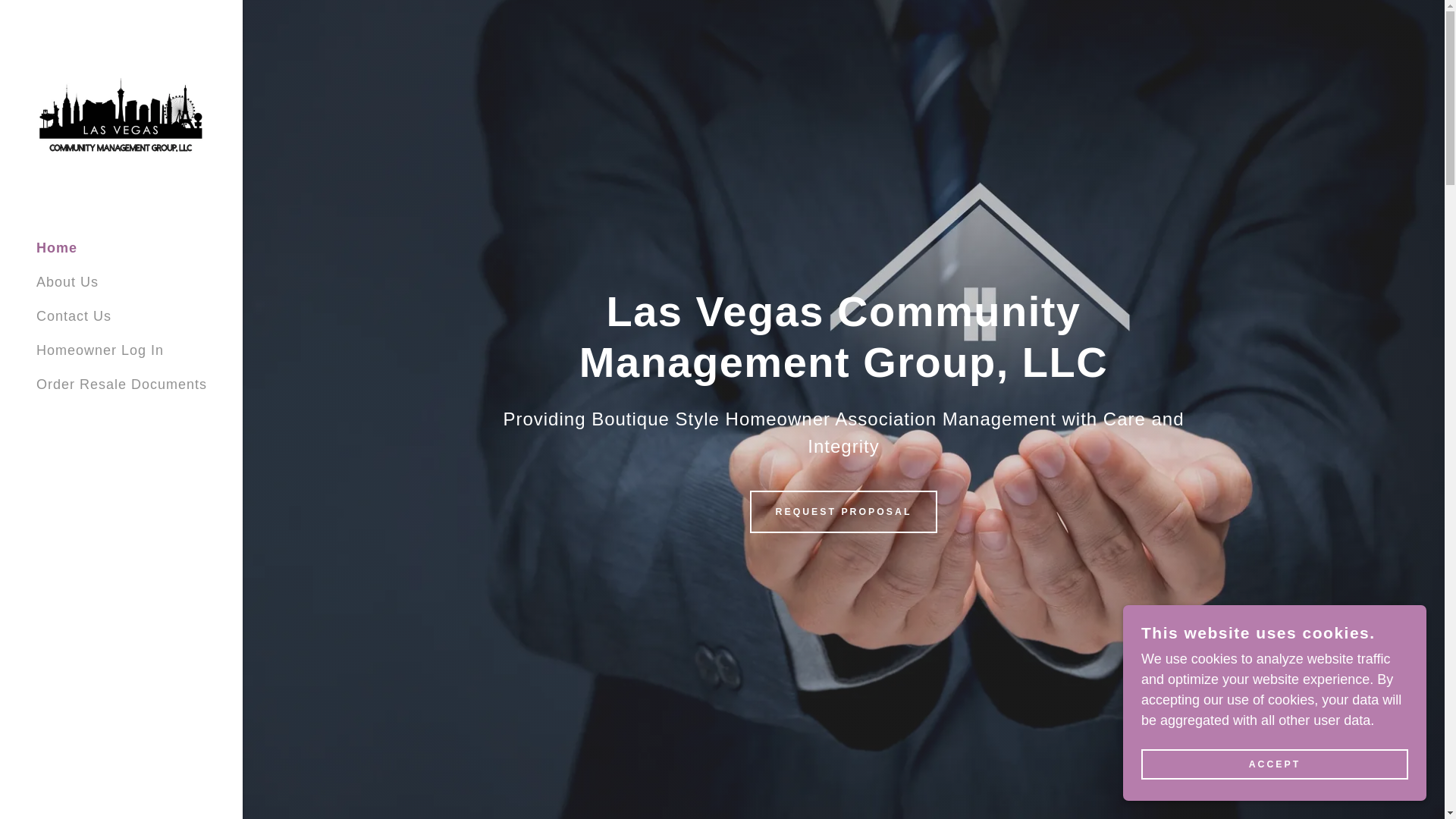 website screenshot of https://lasvegascommunitymanagementgroup.com/