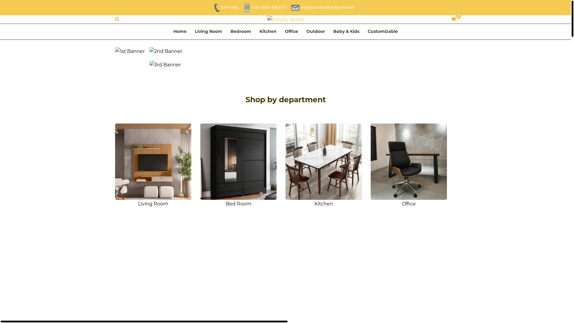 website screenshot of https://emptyspacelifestyle.com/
