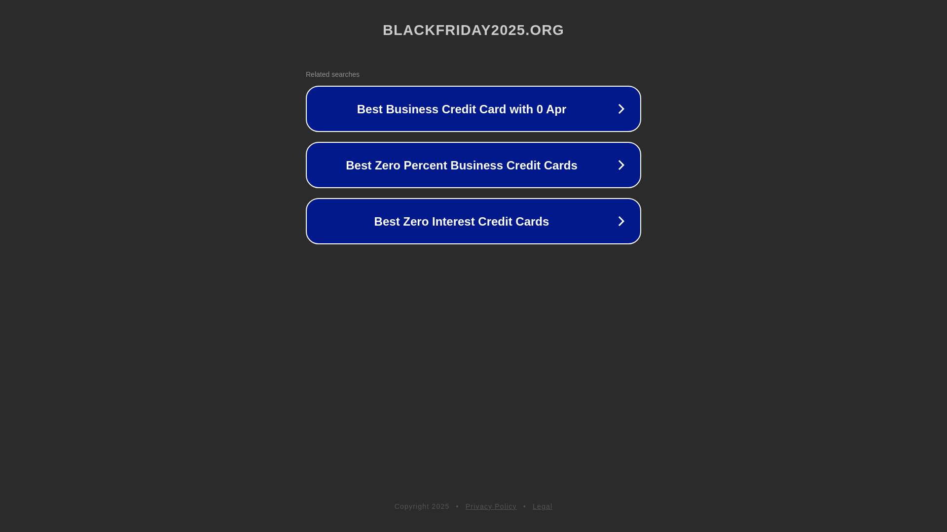 website screenshot of https://blackfriday2025.org/