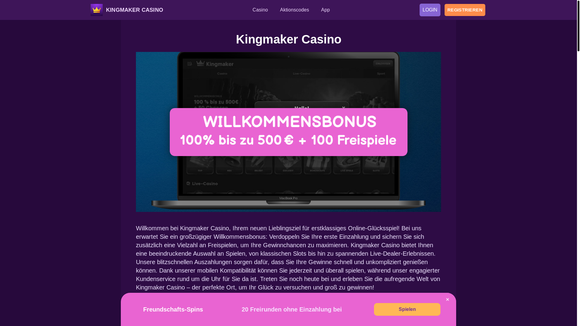 website screenshot of https://casinokingmaker-net.pages.dev/