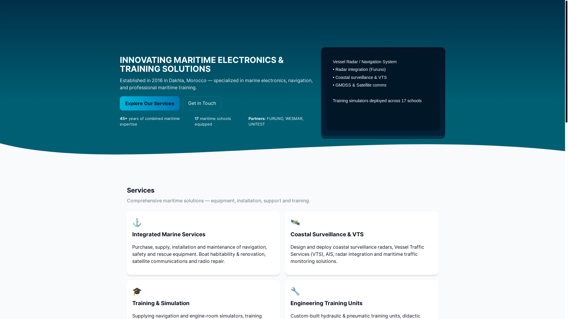 website screenshot of https://nautitech.pages.dev/