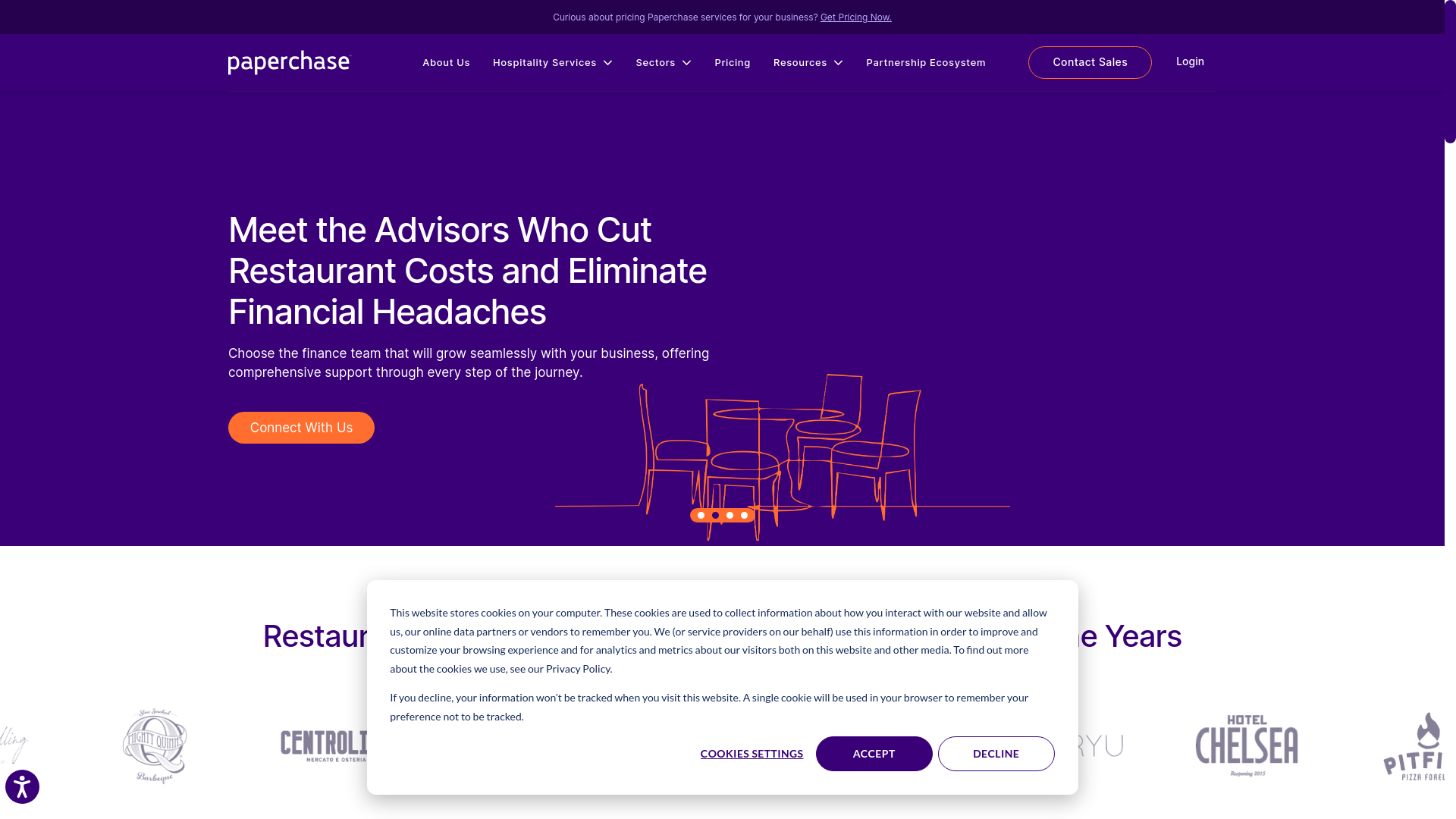website screenshot of https://toppaperchase.com/