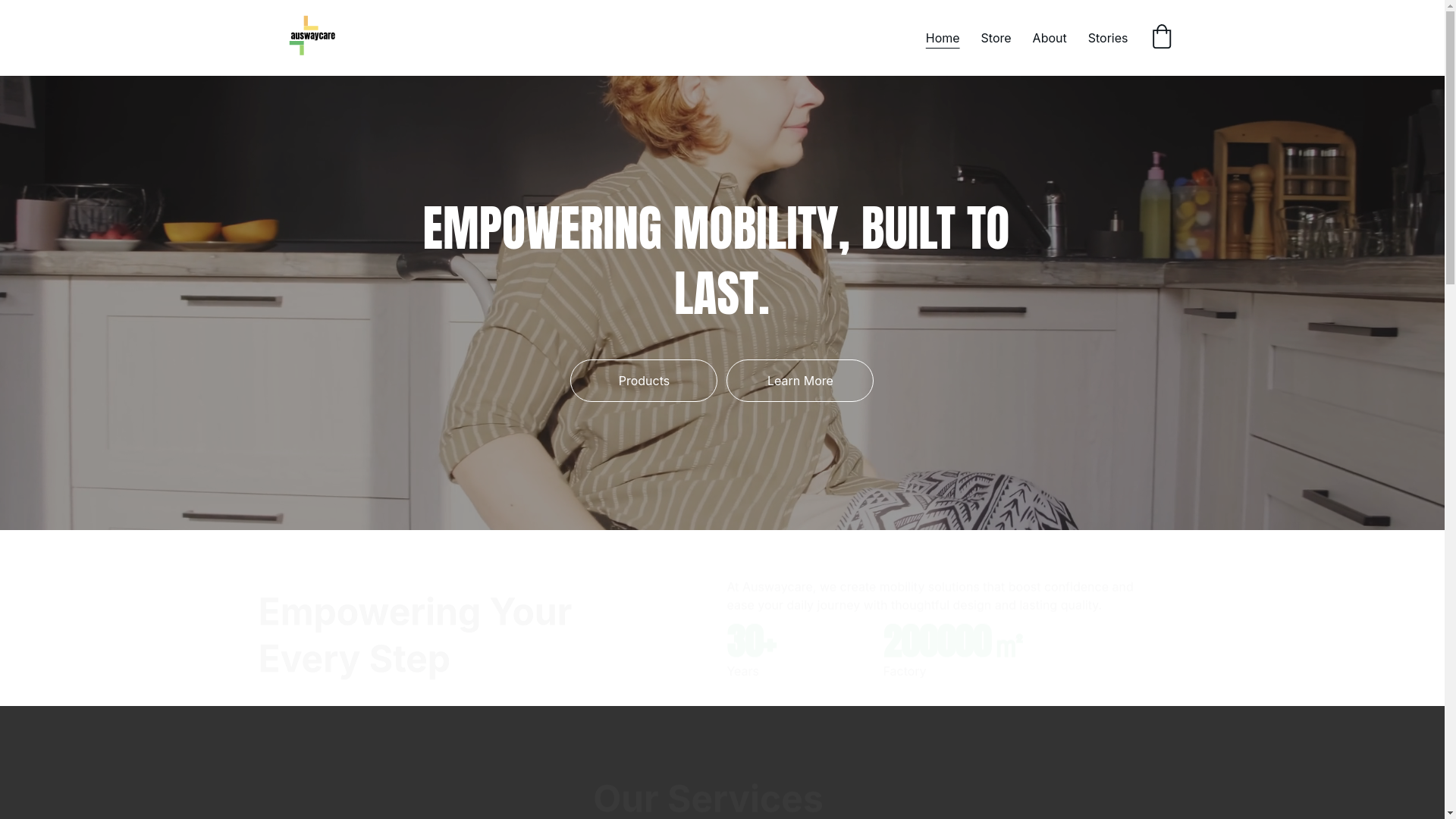 website screenshot of https://auswaycare.com/