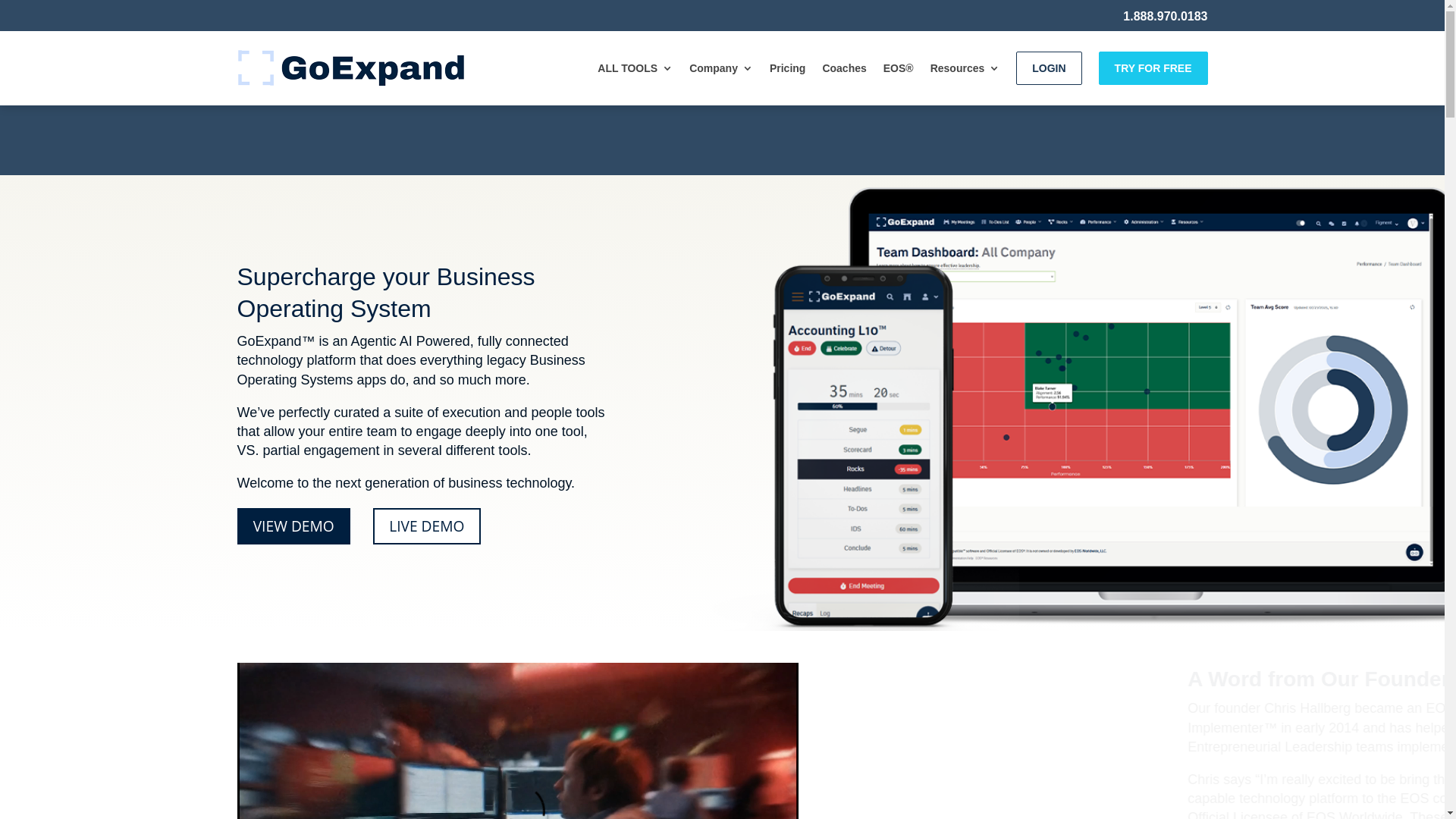 website screenshot of https://letsgoexpand.com/