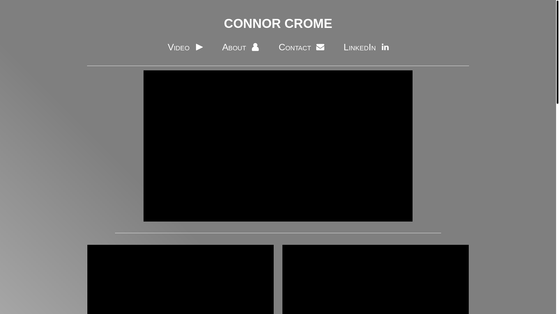 website screenshot of https://connercrome.com/