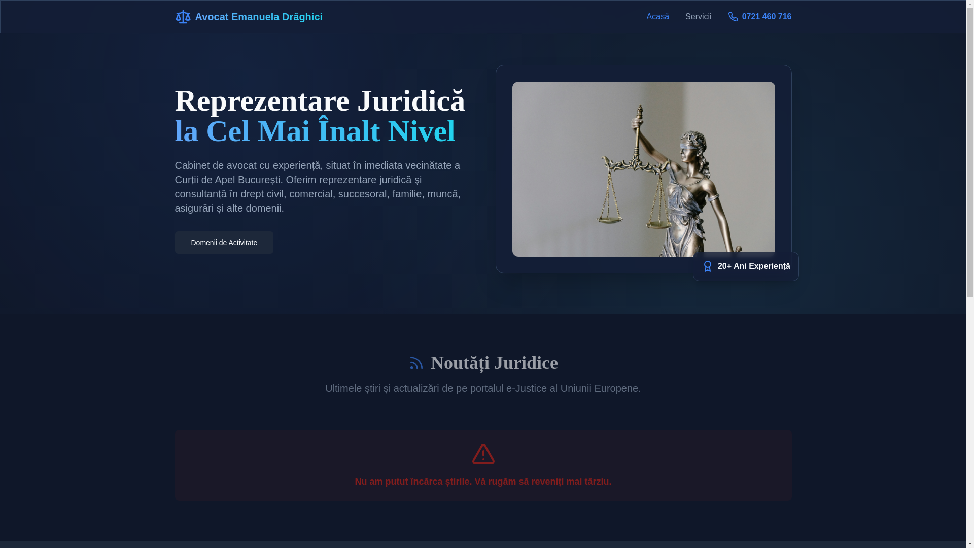 website screenshot of https://avocat-dreptcivil.online/