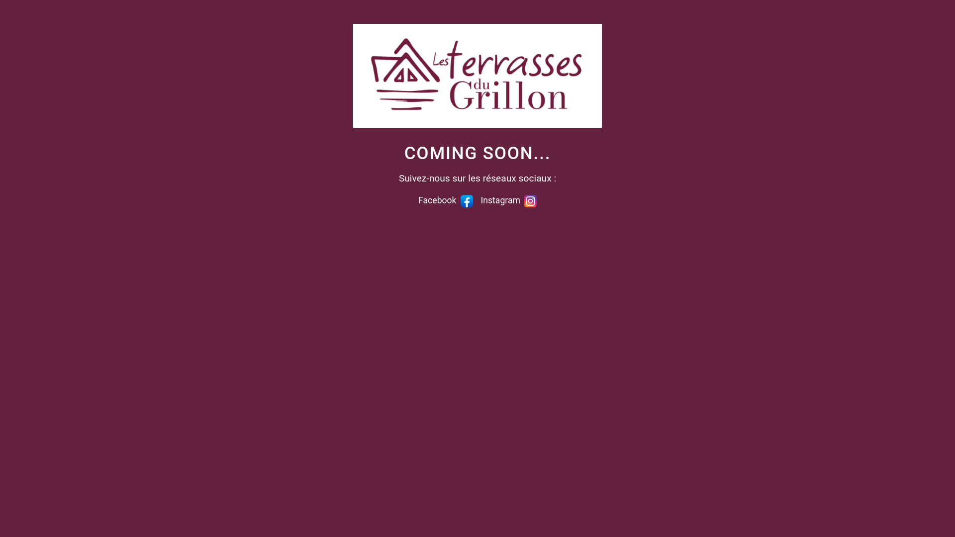 website screenshot of https://lesterrassesdugrillon.com/