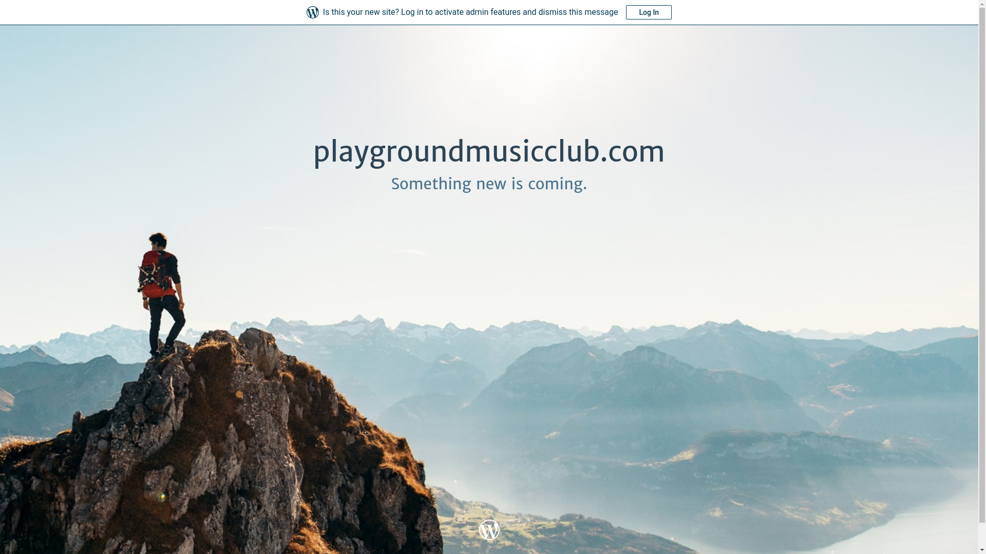 website screenshot of https://playgroundmusicclub.com/