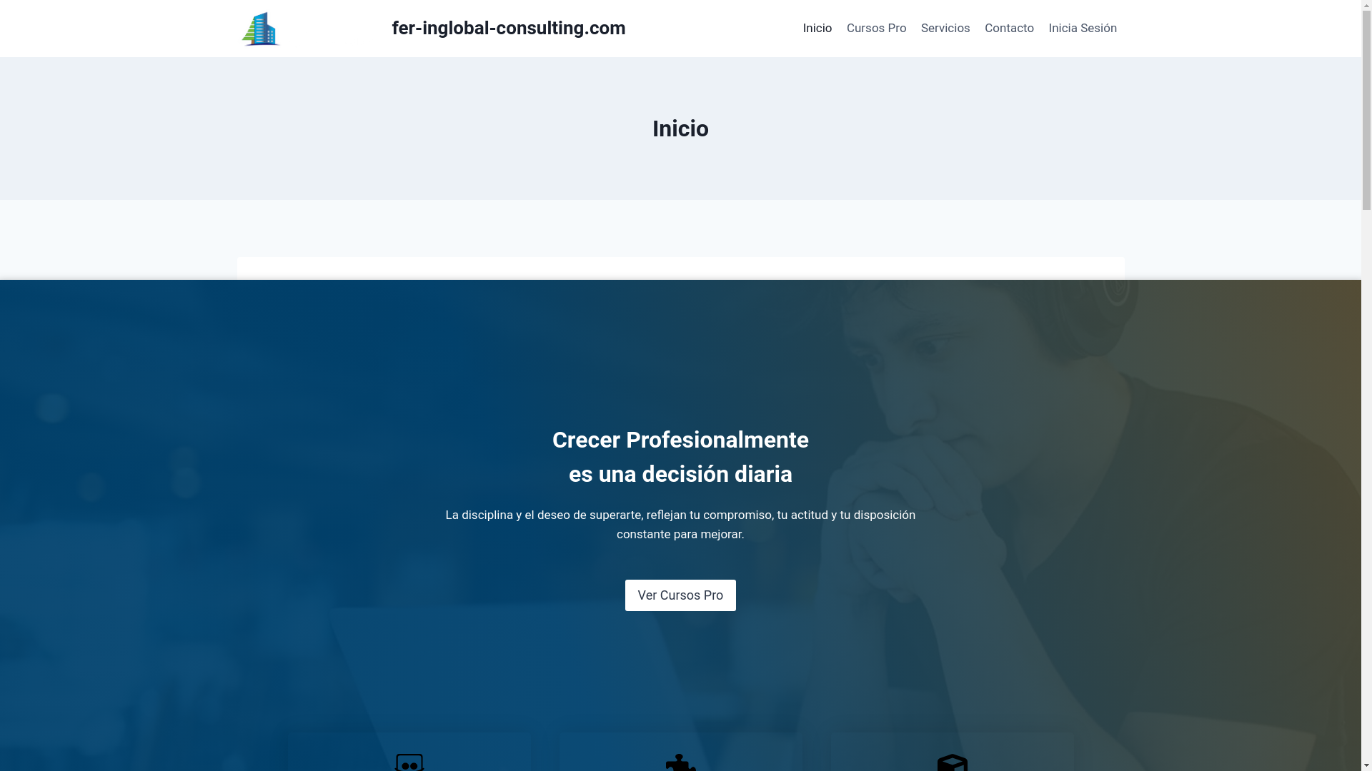 website screenshot of https://fer-inglobal-consulting.com/