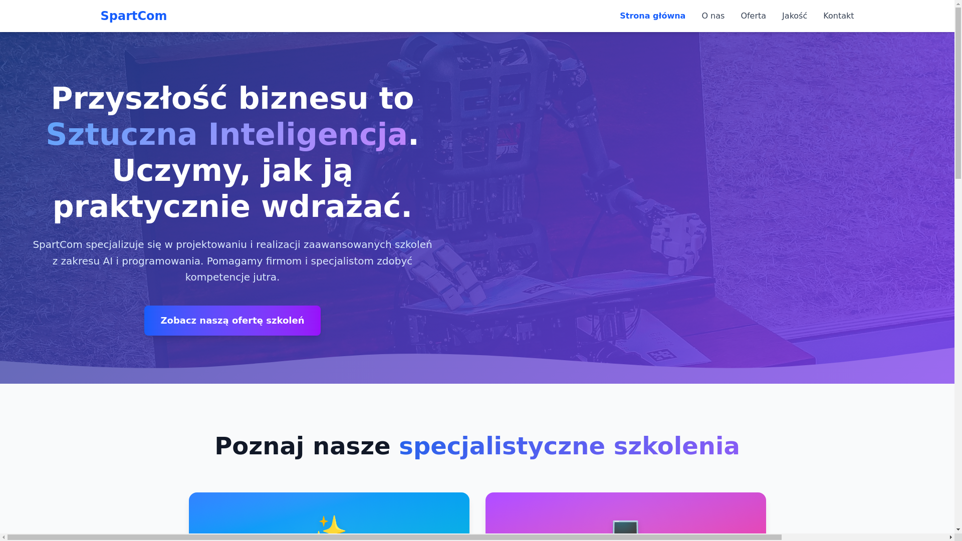 website screenshot of https://spartcom.pages.dev/