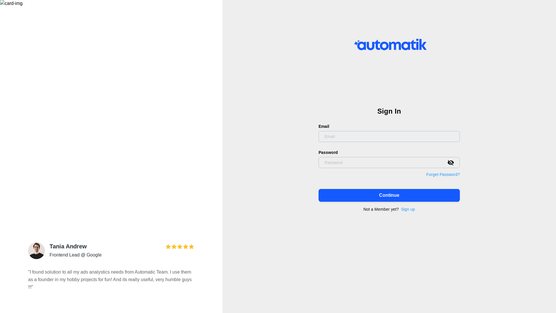website screenshot of https://otomatika.net/
