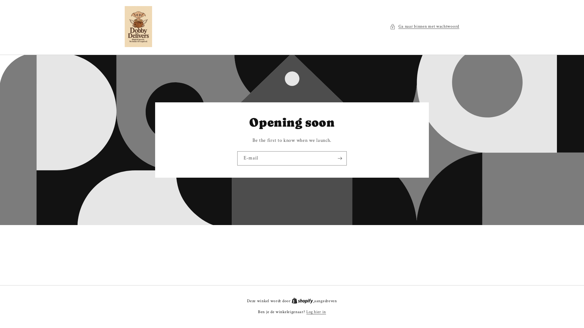 website screenshot of https://dobbydelivers.be/