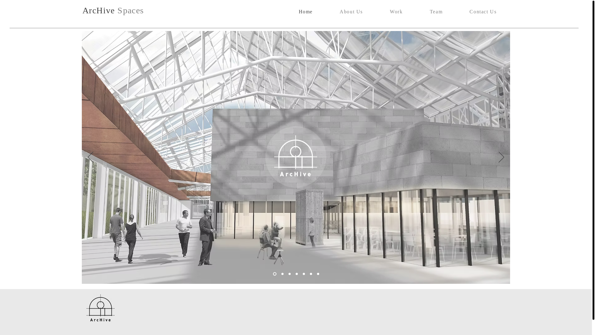 website screenshot of https://archivespaces.co.in/