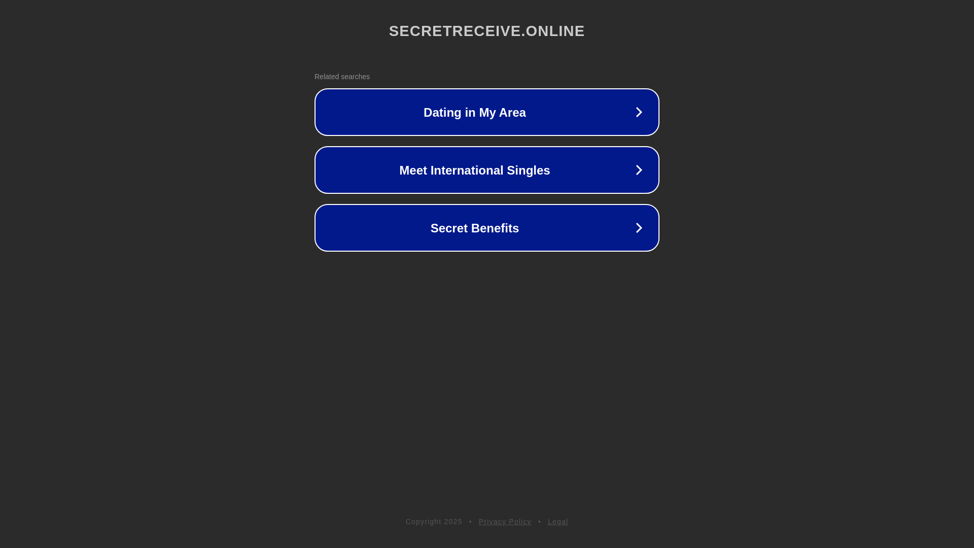 website screenshot of https://secretreceive.online/