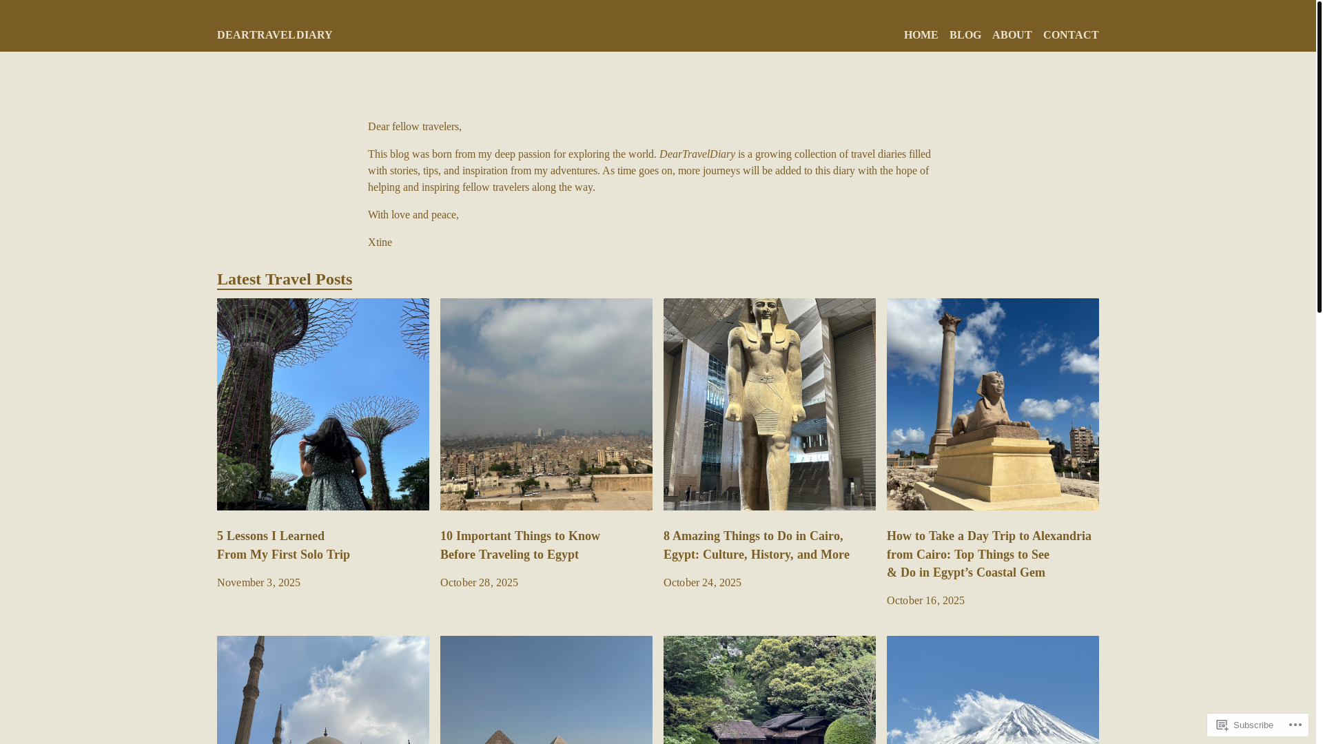 website screenshot of https://findkristineabroad.com/