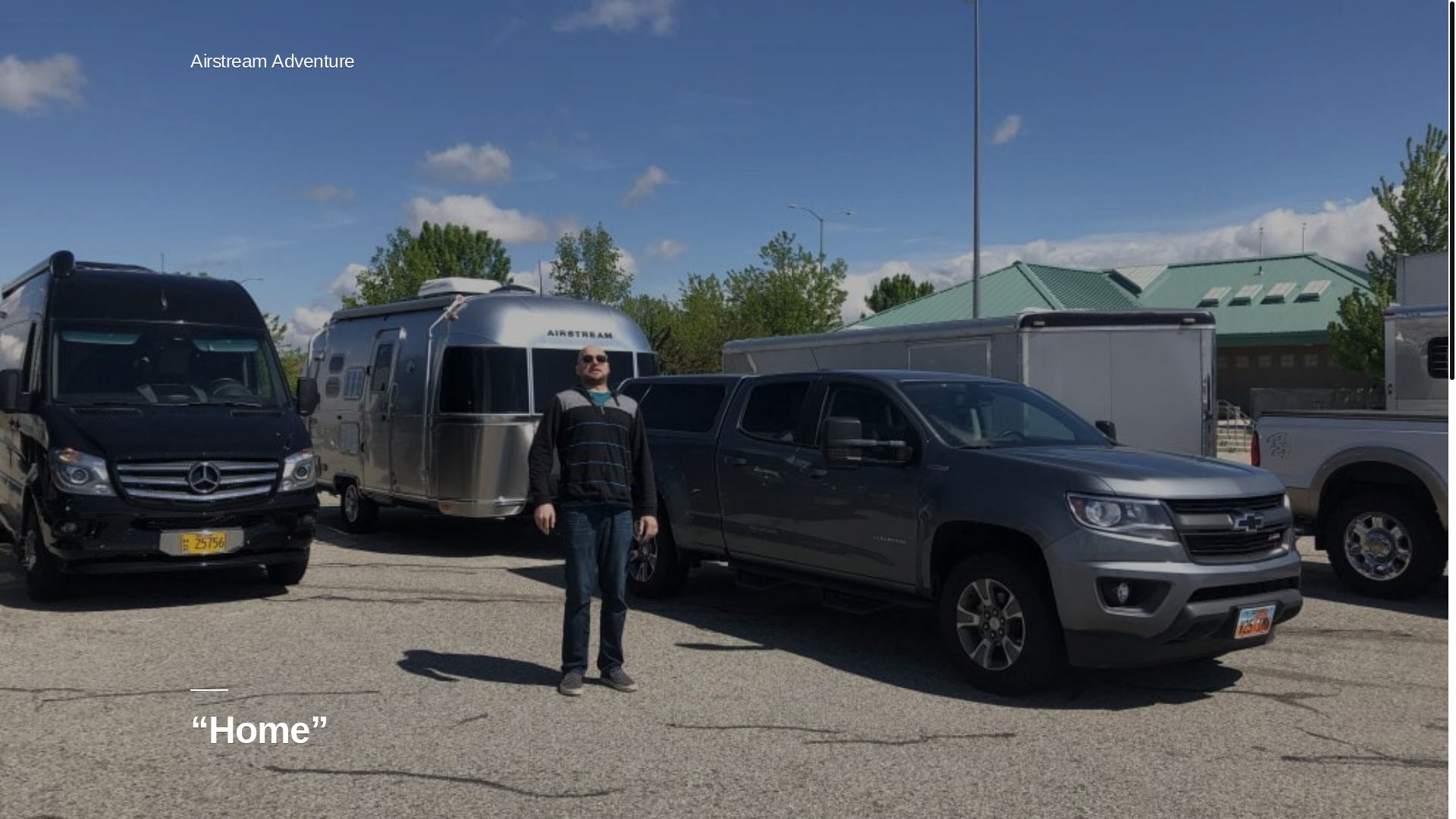 website screenshot of https://airstream-adventure.pages.dev/