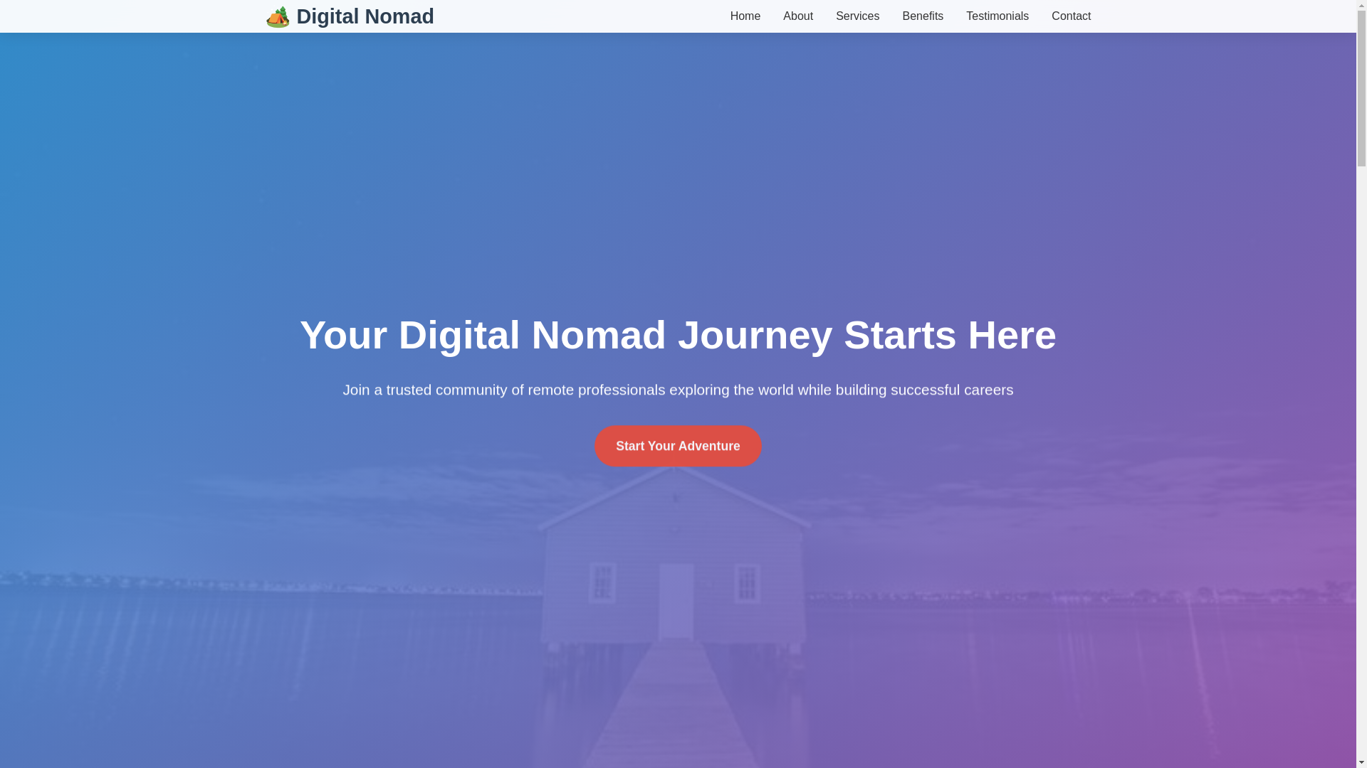 website screenshot of https://nomadtrustcommunity.qpon/