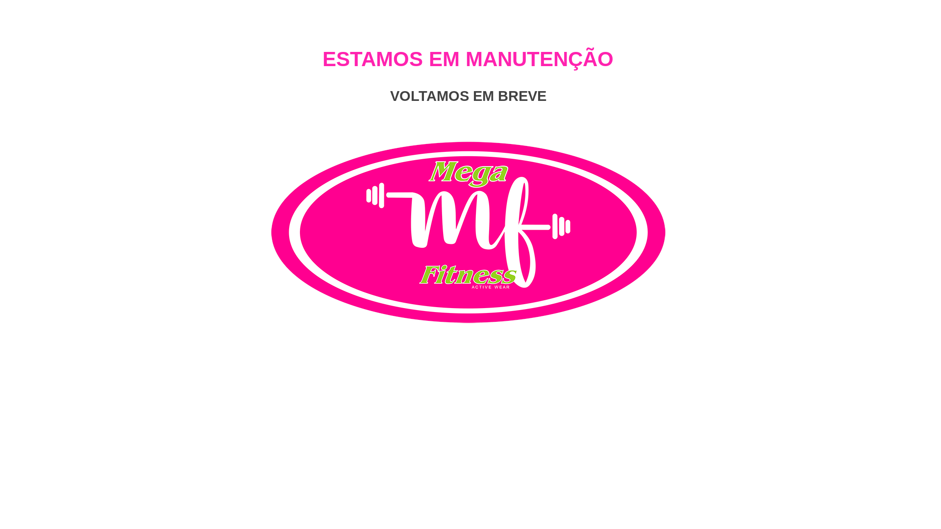 website screenshot of https://megafitnessjf.com.br/