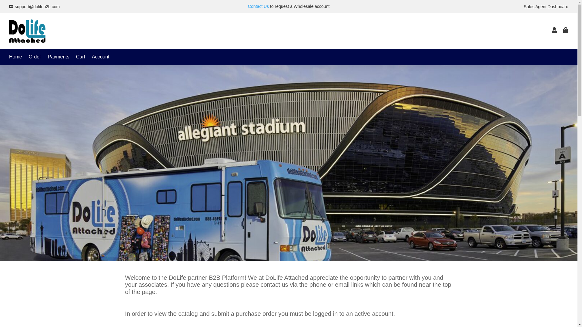 website screenshot of https://dolifeusasales.com/