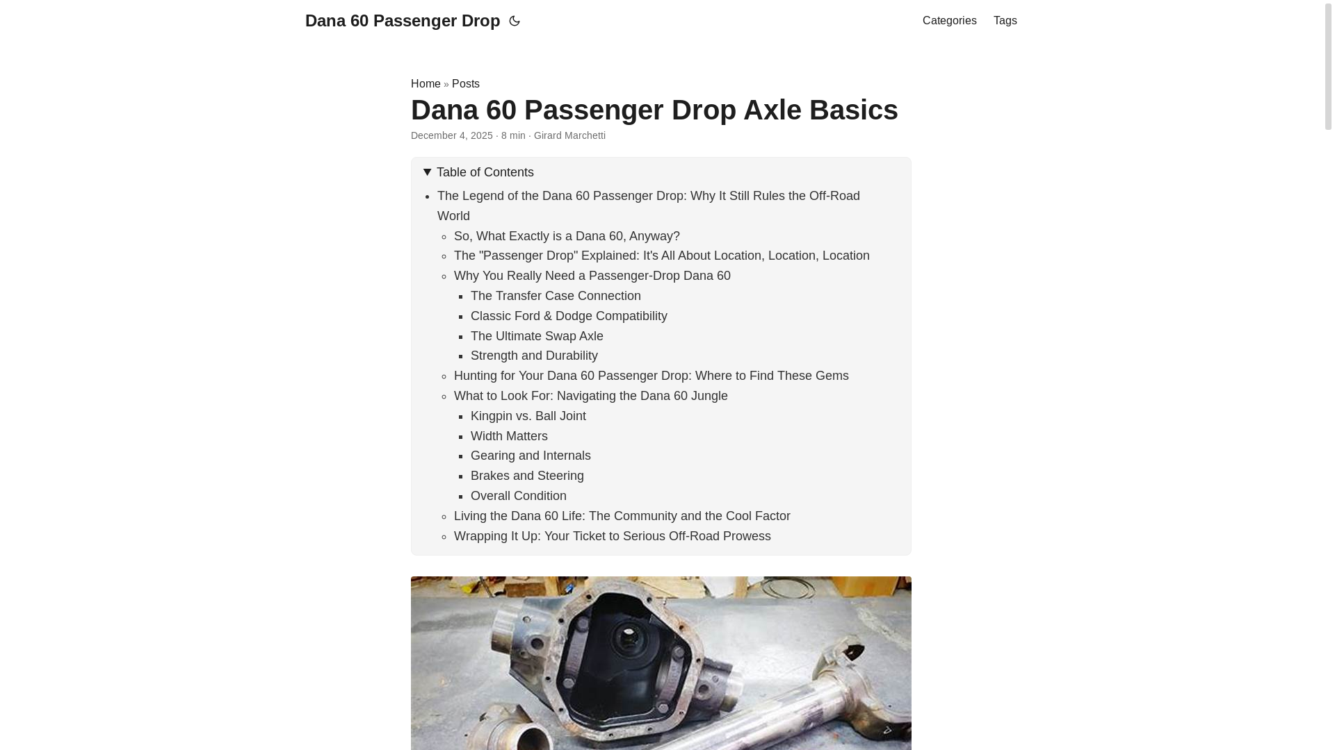 website screenshot of https://dana60passengerdrop.pages.dev/